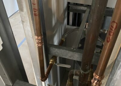 metal pipes connection