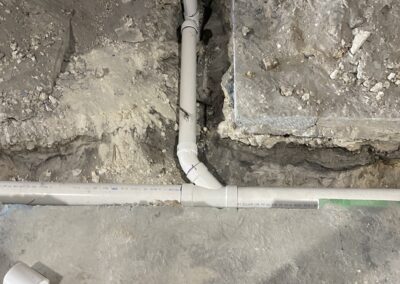 plumbing area connection line