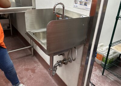 restaurant washing bay